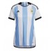 Argentina Replika Hemma matchkläder Dam VM 2022 Korta ärmar